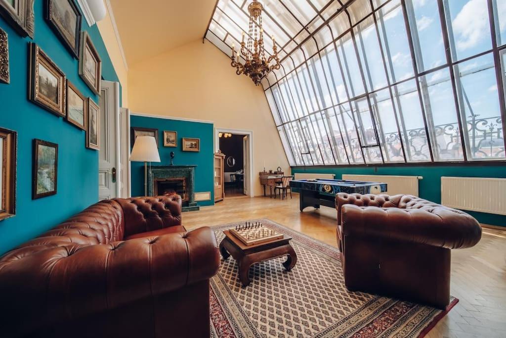 Magnificent Historical Penthouse In The Heart Of Prague Apartman Kültér fotó