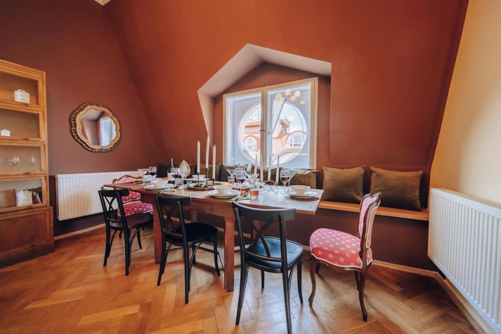 Magnificent Historical Penthouse In The Heart Of Prague Apartman Kültér fotó