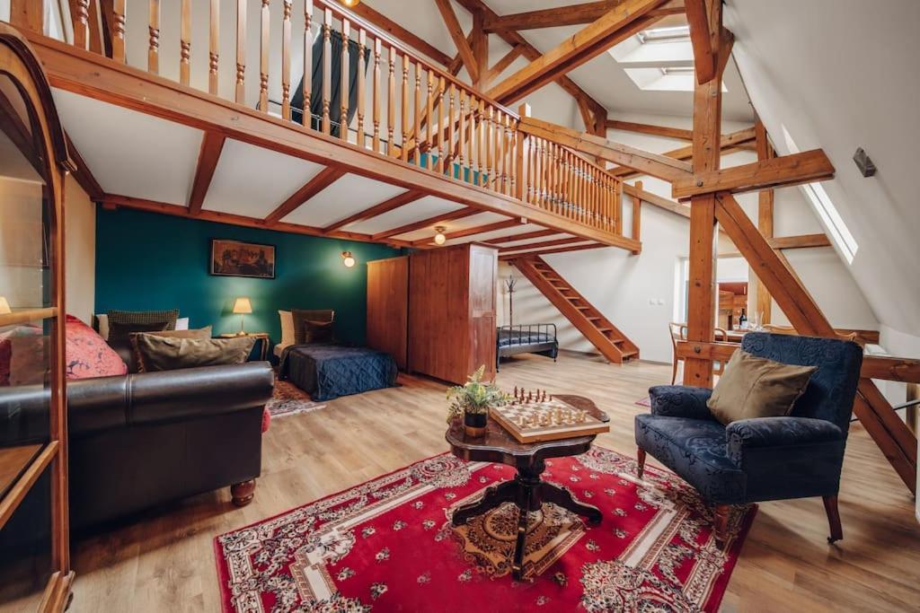 Magnificent Historical Penthouse In The Heart Of Prague Apartman Kültér fotó